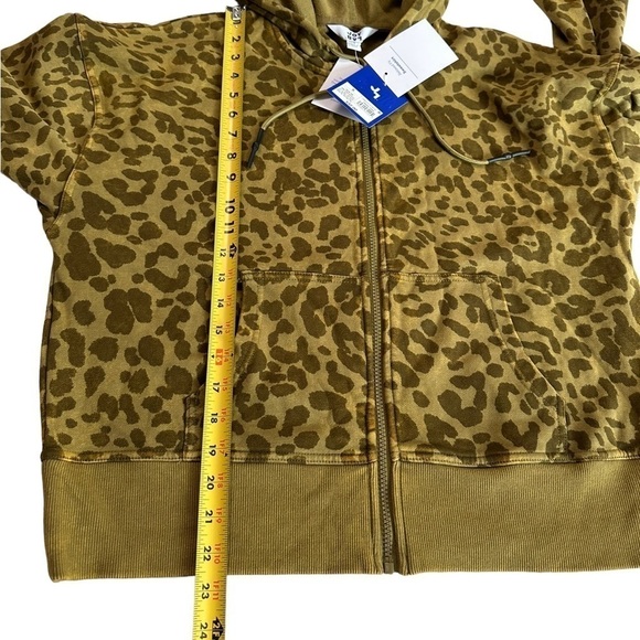 JoyLab Full zip Army Cheetah Print Hoodie Jacket Size Small - Picture 6 of 17